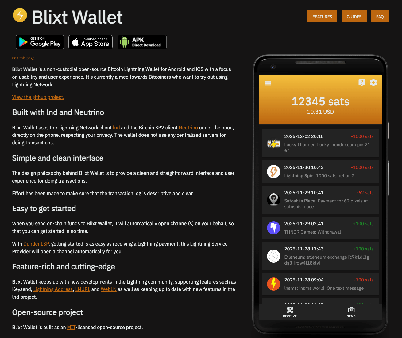 Blixt Wallet