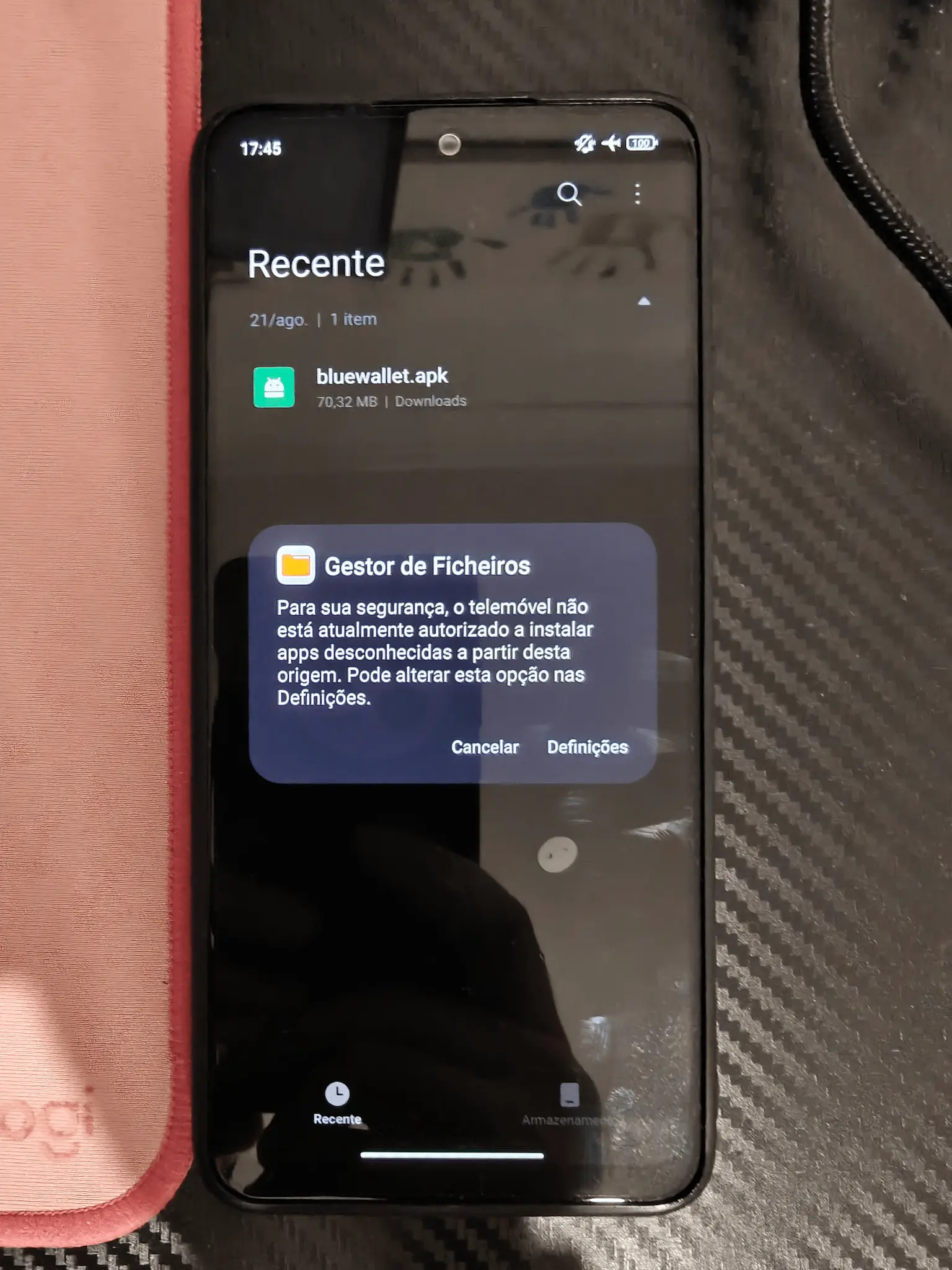 Instalar BlueWallet