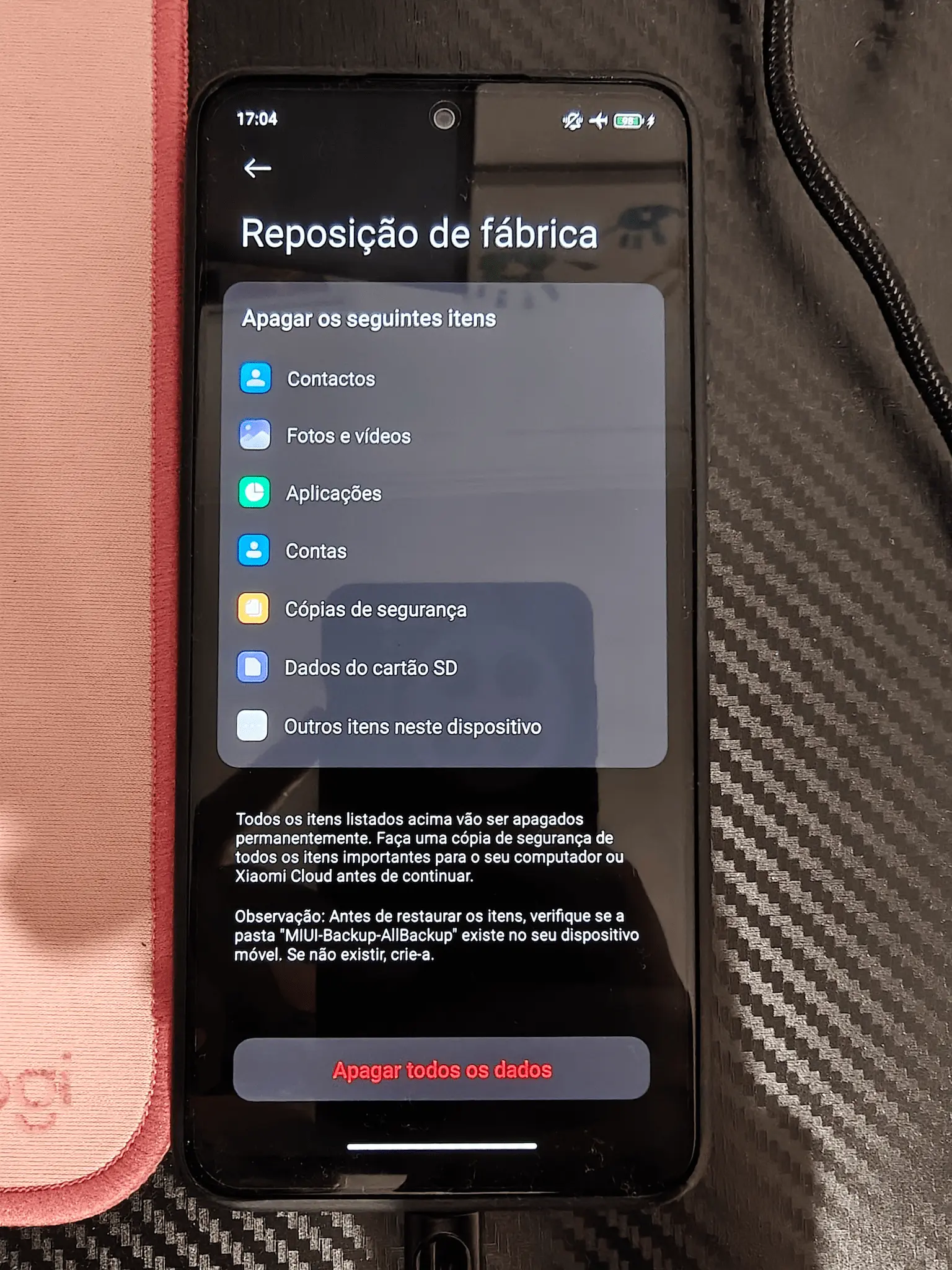 Reset Android